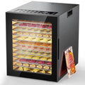 Food Dehydrator, Stainless Steel Food Dryer for Kitchen FD - 1008A 12 - Trays Teendow - Teendow Australia