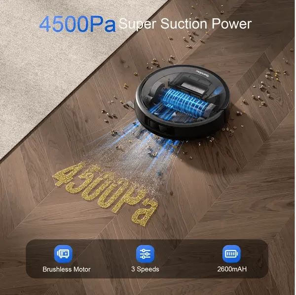 Robot Vacuum Cleaner Teendow D10S 2 - in - 1 - Teendow Australia