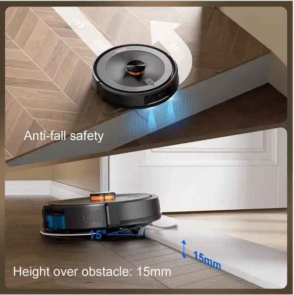 Robot Vacuum Cleaner Teendow D10S 2 - in - 1 - Teendow Australia