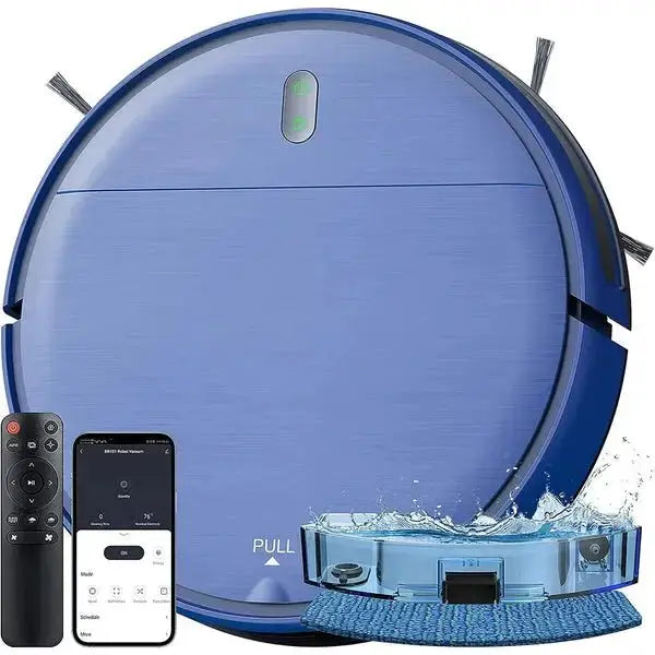 Robot Vacuum Mop Combo – BR151 WiFi, Alexei & App Control - Teendow Australia
