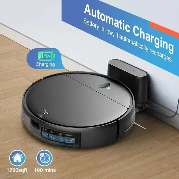 Robot Vacuum Mop Combo – BR151 WiFi, Alexei & App Control - Teendow Australia