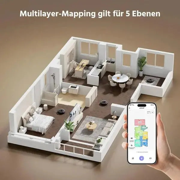 Teendow D10S MAX 2 - in - 1 Robot Vacuum Cleaner – Smart Cleaning - Teendow Australia